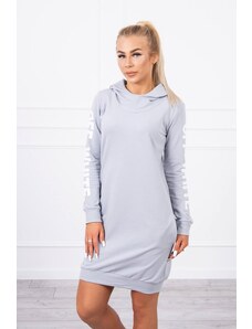 Kesi Dress made of white gray