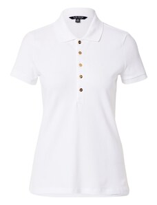 Lauren Ralph Lauren Μπλουζάκι 'KIEWICK' ασημί / λευκό
