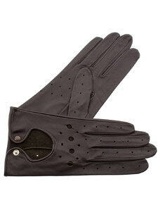 Moda Borsa Γυναικεία γάντια οδήγησης δέρμα MB125-Καφέ