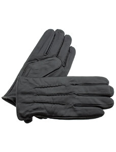 Γάντια αντρικά δέρμα Verde 02-499-Μαύρο