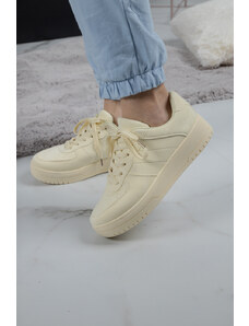 LOVEFASHIONPOINT Sneakers Γυναικεία Κίτρινα Suede