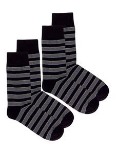 FMS Ανδρικές Κάλτσες Βαμβακερές Ριγέ - 2 Ζεύγη
