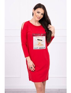 Kesi Φόρεμα με κόκκινο τύπωμα ονείρου