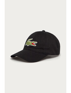 Καπέλο Lacoste χρώμα μαύρο RK4711