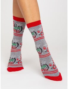 Fashionhunters 3 ζευγάρια κάλτσες με χριστουγεννιάτικη εκτύπωση