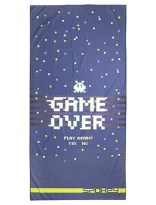 Spokey GAME OVER Αθλητική πετσέτα ταχείας ξήρανσης 80x160cm