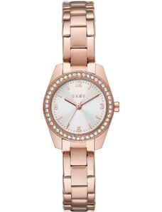 DKNY Nolita Crystals - NY2921 Rose Gold case with Stainless Steel Bracelet