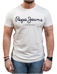 Pepe Jeans - PM508210-800 - Original Stretch N - White - μπλούζα μακό