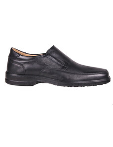 boxer ανδρικά loafers 13753 ΜΑΥΡΟ