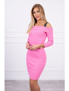 Kesi Φόρεμα με φαρδιές τιράντες ώμου ανοιχτό ροζ