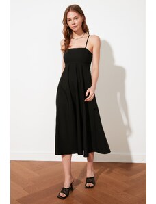 Trendyol μαύρο φόρεμα με λουράκι