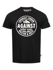 Lonsdale T-Shirt Against-Μαύρο-S