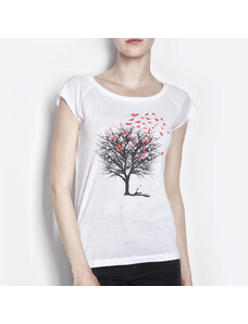 Yoki Attitudes T-shirt 'Birds on a Tree'