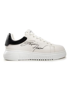 EMPORIO ARMANI Sneakers X4X264XM670 N422 off wht+black