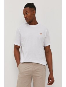 Μπλουζάκι Dickies ανδρικό, χρώμα: άσπρο