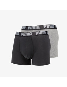 Boxer Puma 2 Pack Basic Boxers Dark Gray/ Melange