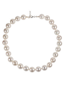 Jt Unisex ασημένιο κολιέ μαργαριτάρια shell pearls 10mm