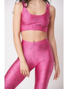 Être Clothing Αθλητικό Σετ Κολάν & Τοπ Tie Dye - Graphite Pink