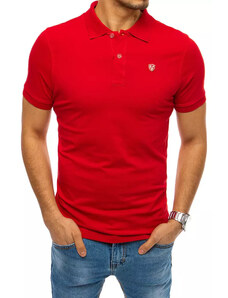 Polo πουκάμισο με κόκκινο έμπλαστρο Dstreet