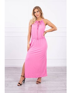 Kesi Boho φόρεμα με μύγα ανοιχτό ροζ