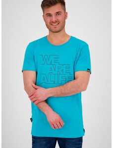 ALIFE AND KICKIN Μπλε Ανδρικό T-shirt με στάμπα Alife και Kickin - Ανδρικά