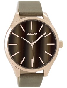 OOZOO Timepieces C9501 Brown Leather Strap