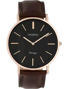 OOZOO Vintage C9834 Brown Leather Strap