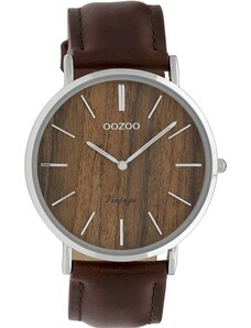 OOZOO Vintage C9868 Brown Leather Strap