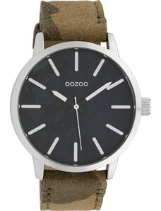 OOZOO Timepieces C10001 Camouflage Leather Strap