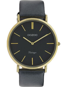 OOZOO Vintage C9964 Grey Leather Strap