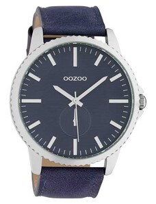 OOZOO Timepieces C10332 Blue Leather Strap
