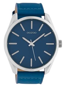 OOZOO Timepieces C10321 Blue Leather Strap