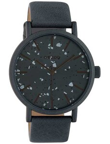 OOZOO Timepieces C10413 Grey Leather Strap