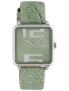 OOZOO Timepieces C10367 Green Leather Strap