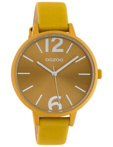 OOZOO Timepieces C10440 Yellow Leather Strap