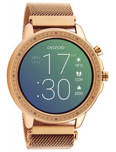 OOZOO Smartwatch Q00307 Rose Gold Stainless Steel Bracelet