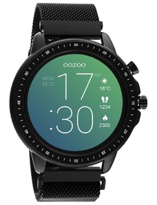 OOZOO Smartwatch Q00309 Black Stainless Steel Bracelet