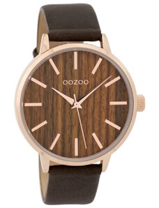 OOZOO Timepieces C9253 Brown Leather Strap
