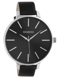 OOZOO Timepieces C10714 Black Leather Strap