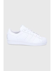 Παπούτσια adidas Originals SUPERSTAR χρώμα: άσπρο F30