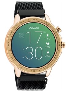 OOZOO Smartwatch Q00308 Black Stainless Steel Bracelet
