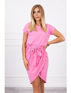 Kesi Δεμένο φόρεμα με clutch bottom ροζ
