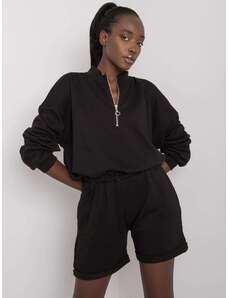 Fashionhunters Γυναικείο φούτερ μαύρο
