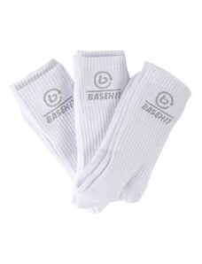 Basehit- 202.BU08.04 - (3 PACK) - WHITE - Κάλτσες
