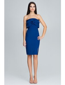 Figl Γυναικείο Φόρεμα M571 Σκούρο Μπλε