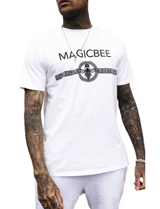 Magic Bee Clothing Magic bee - WB20405 - Logo Tee - White - Μπλουζά Μακό