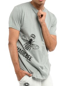 Magic Bee Clothing Magic bee - WB20416 - Side Logo - Light Green - Μπλουζά Μακό