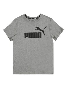 PUMA Μπλουζάκι 'Essentials' γκρι μελανζέ / μαύρο