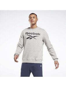 Reebok Sport Reebok Identity Fleece Crew Ανδρική Μπλούζα Με Μακρύ Μανίκι