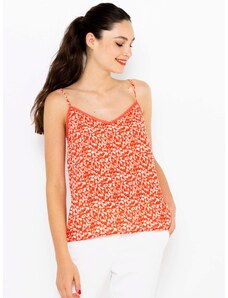 Πορτοκαλί Μπλούζα με Σχέδια CAMAIEU - Γυναίκες